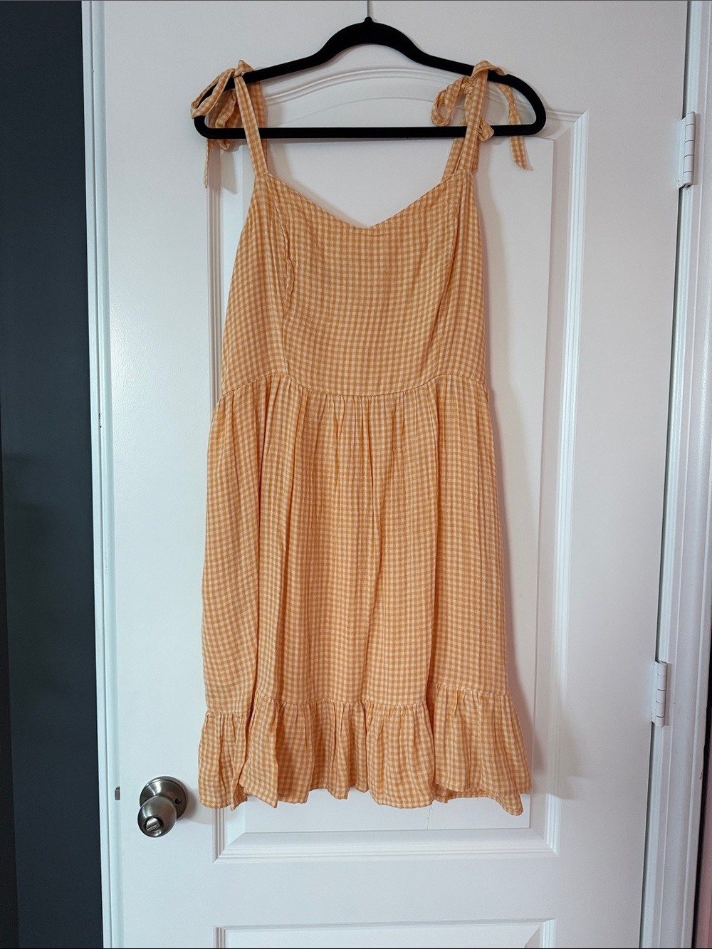 Old Navy Gingham Tie-Shoulder Sundress